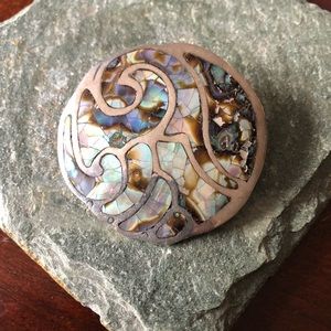 Fantastic vintage Sterling Silver pin- Mexico